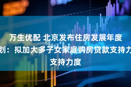 万生优配 北京发布住房发展年度计划：拟加大多子女家庭购房贷款支持力度